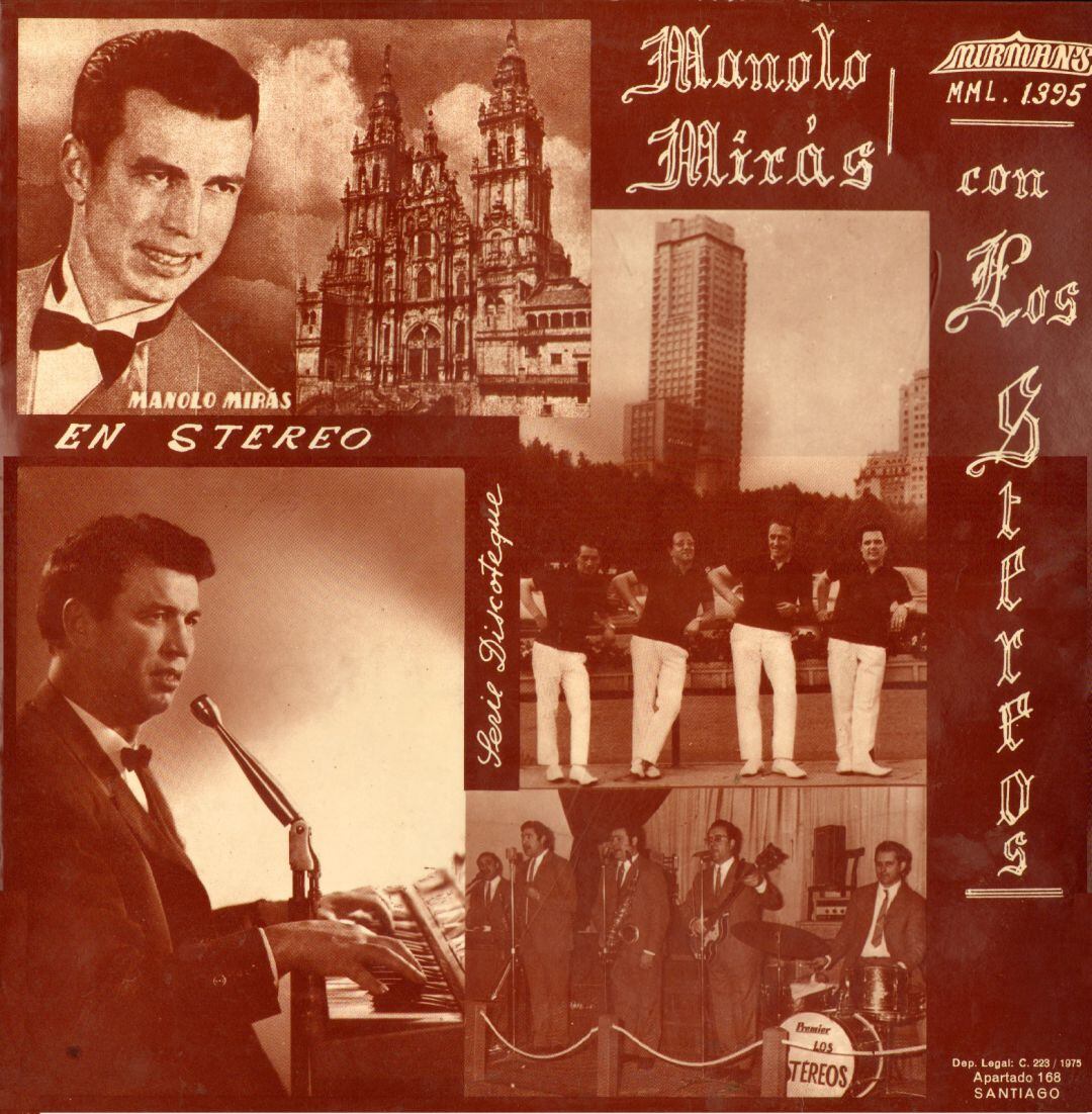 Portada del disco de Manolo Mirás y Los Stéreos