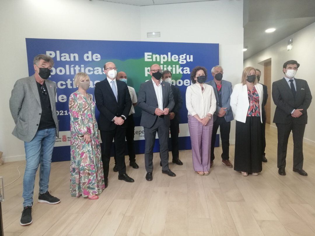 Presentación del nuevo Plan de Políticas Activas de Empleo de Navarra 2021-2024.