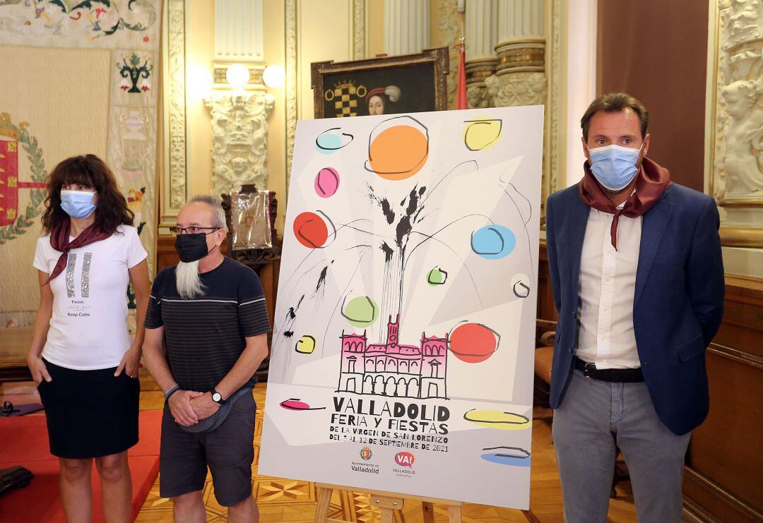 El alcalde Óscar Puente, y la concejala de Cultura y Turismo, Ana Redondo, dan a conocer la programación de las Ferias y Fiestas de la Virgen de San Lorenzo