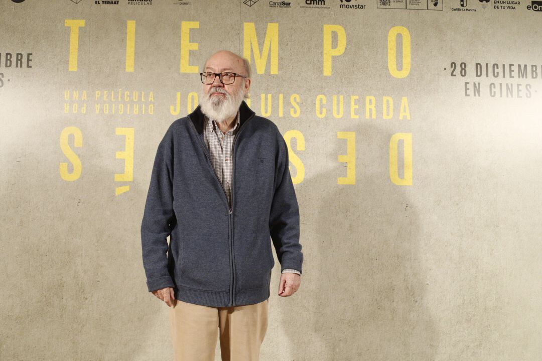 El cineasta durante la presentación de &quot;Tiempo Después&quot;