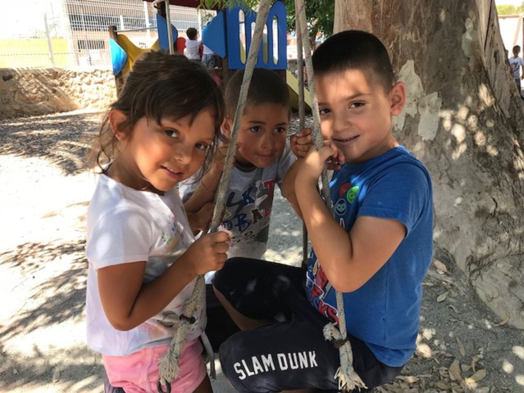 Niños en una escuela de verano.