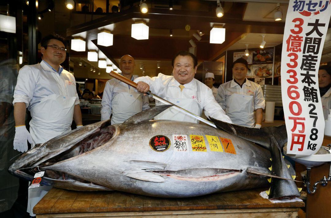 El empresario Kiyoshi Kiyomura ha ganado siete de las ocho primeras subastas del año desde 2011