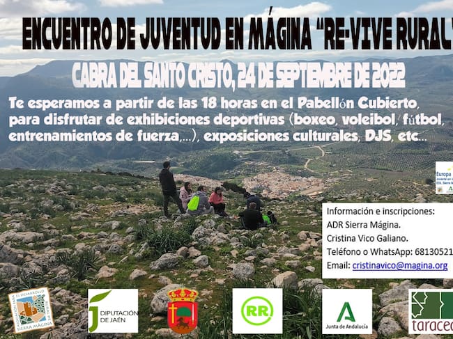 Cartel anunciador del primer Encuentro de Juventud de Sierra Mágina