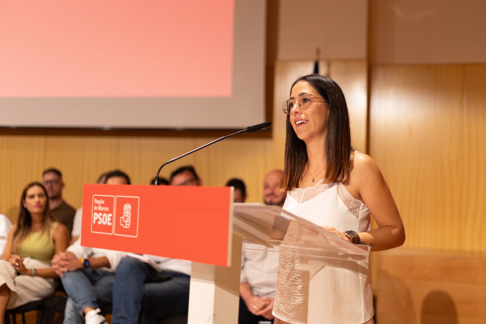La secretaria de Igualdad del PSRM-PSOE, Elena Casado