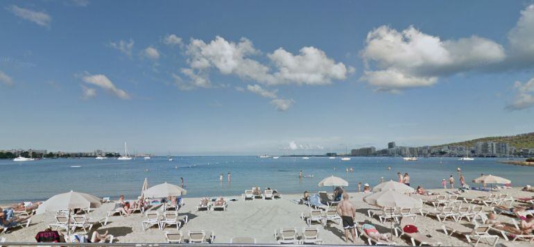 Imagen de la playa de Es Puetó