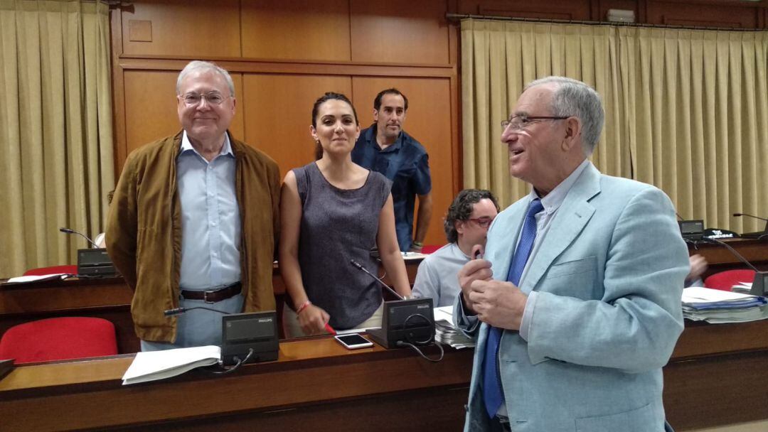 José Luis Vilches, durante el pleno municipal de hoy