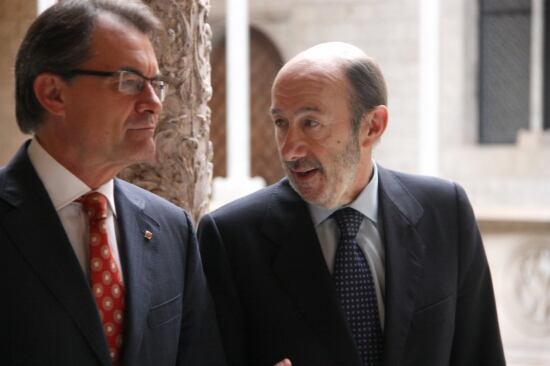 Artur Mas y Alfredo Pérez Rubalcaba