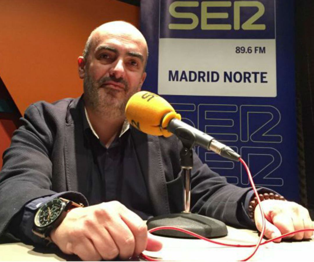 Miguel Aguado en los estudios de SER Madrid Norte