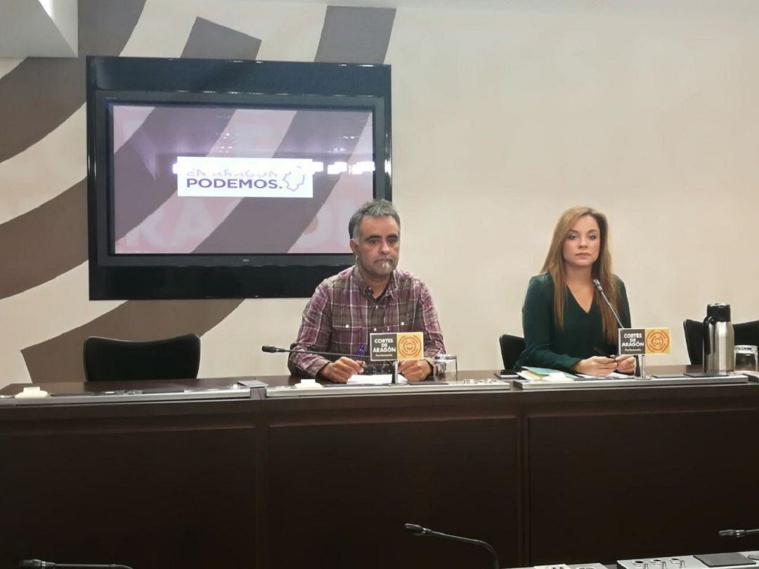 Andoni Corrales y Maru Díaz, en rueda de prensa 