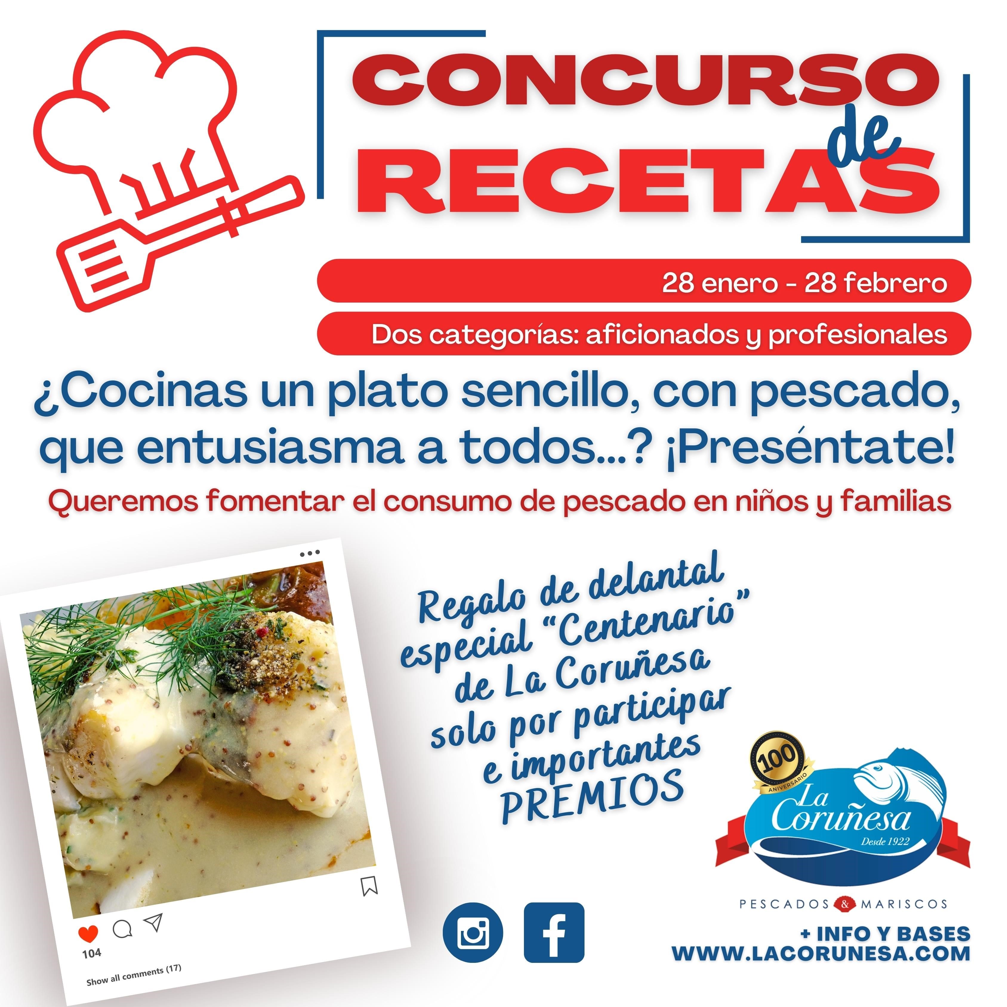 Cartel del concurso de La Coruñesa