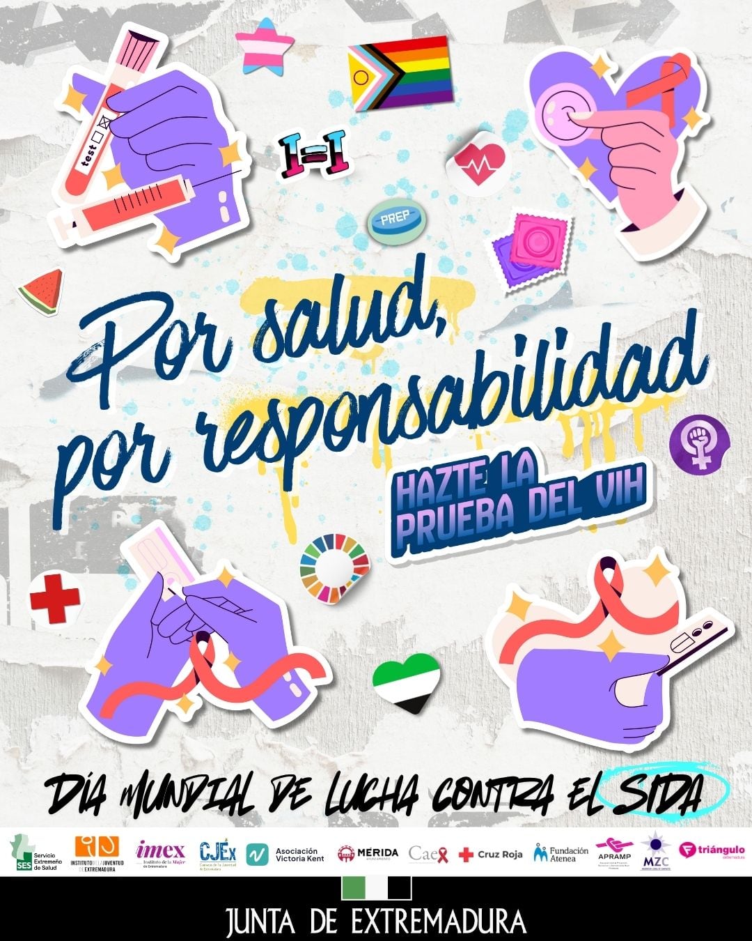 Cartel Día Mundial de Lucha contra el SIDA