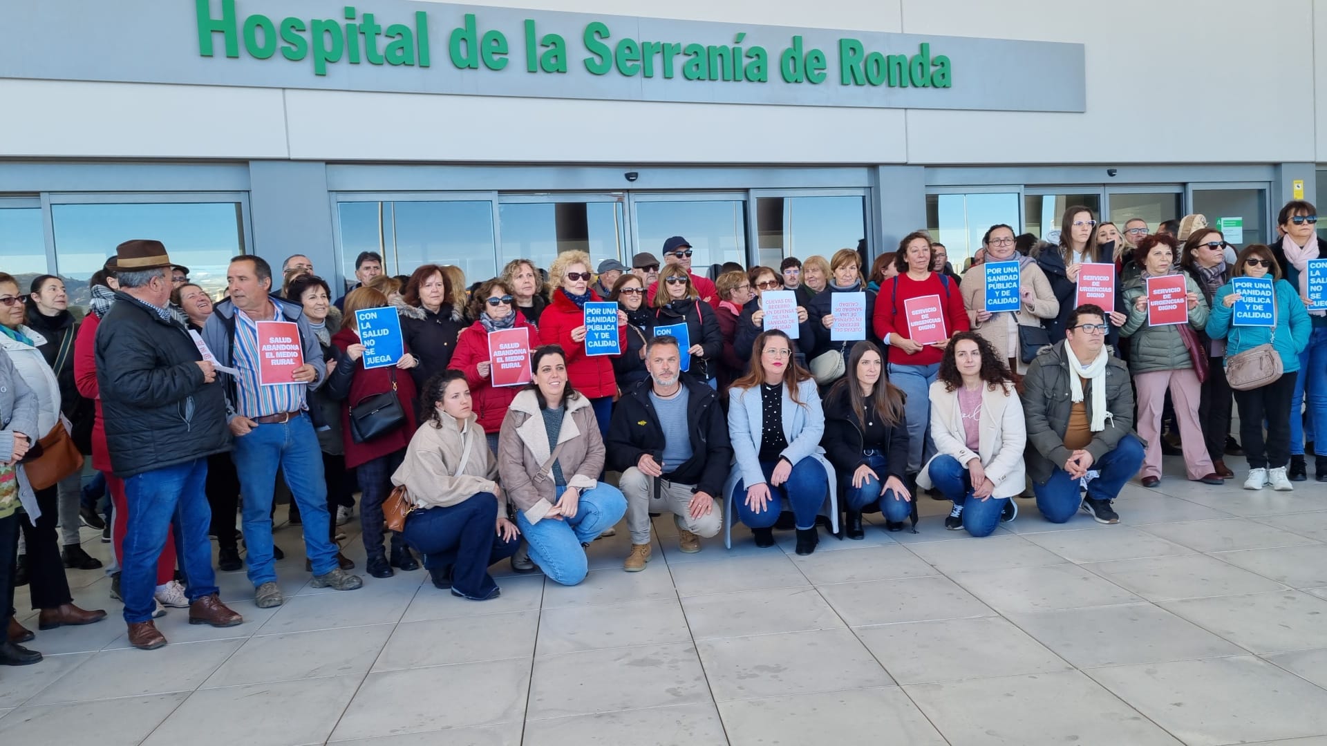 Concentración Hospital de la Serranía