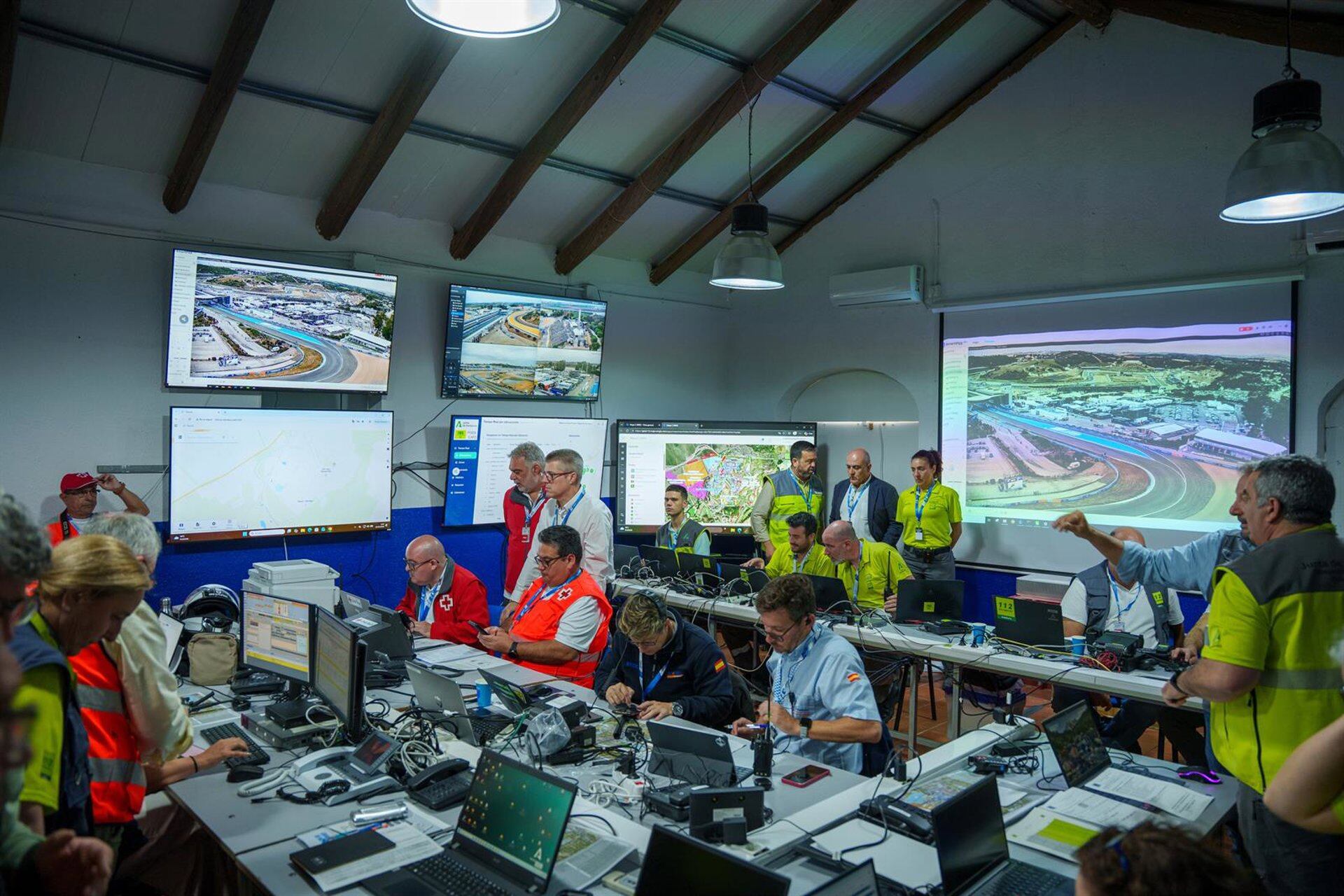 Instalaciones del PMA del Gran Premio de Motos de Jerez
