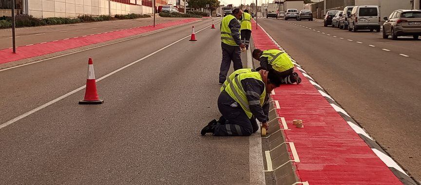 Momento de los trabajos