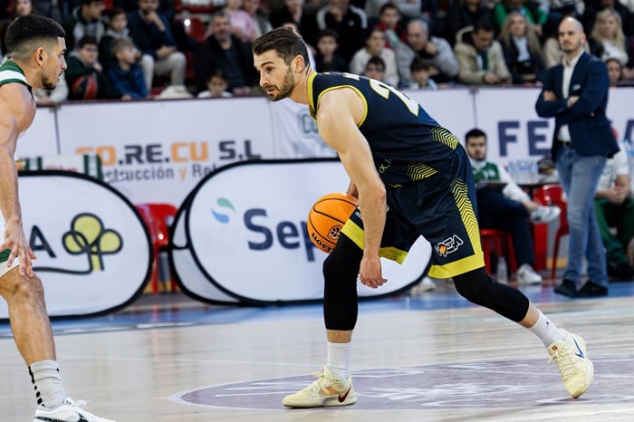 Berni García en el partido