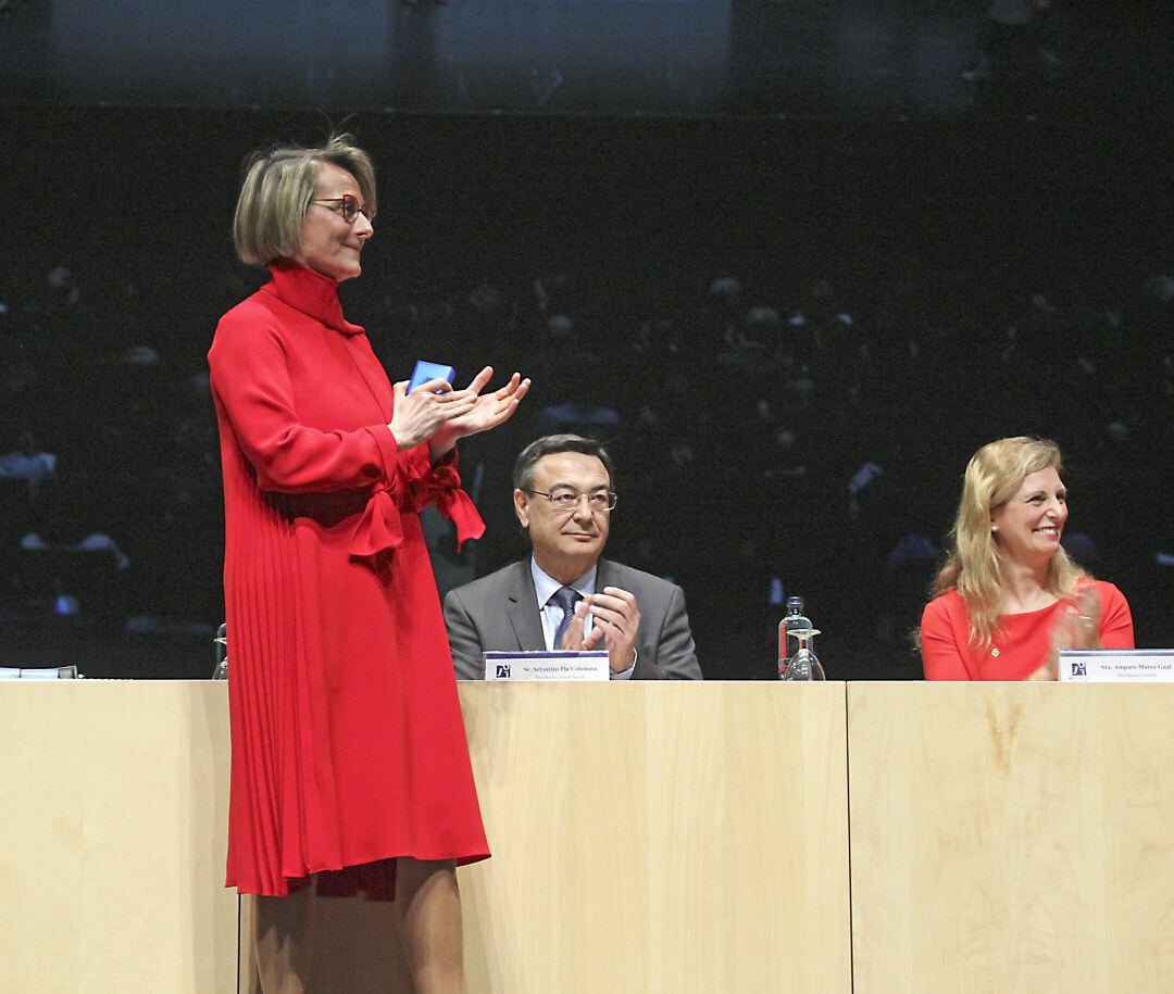 Imagen de la rectora de la Universitat Jaume I, Eva Alcón