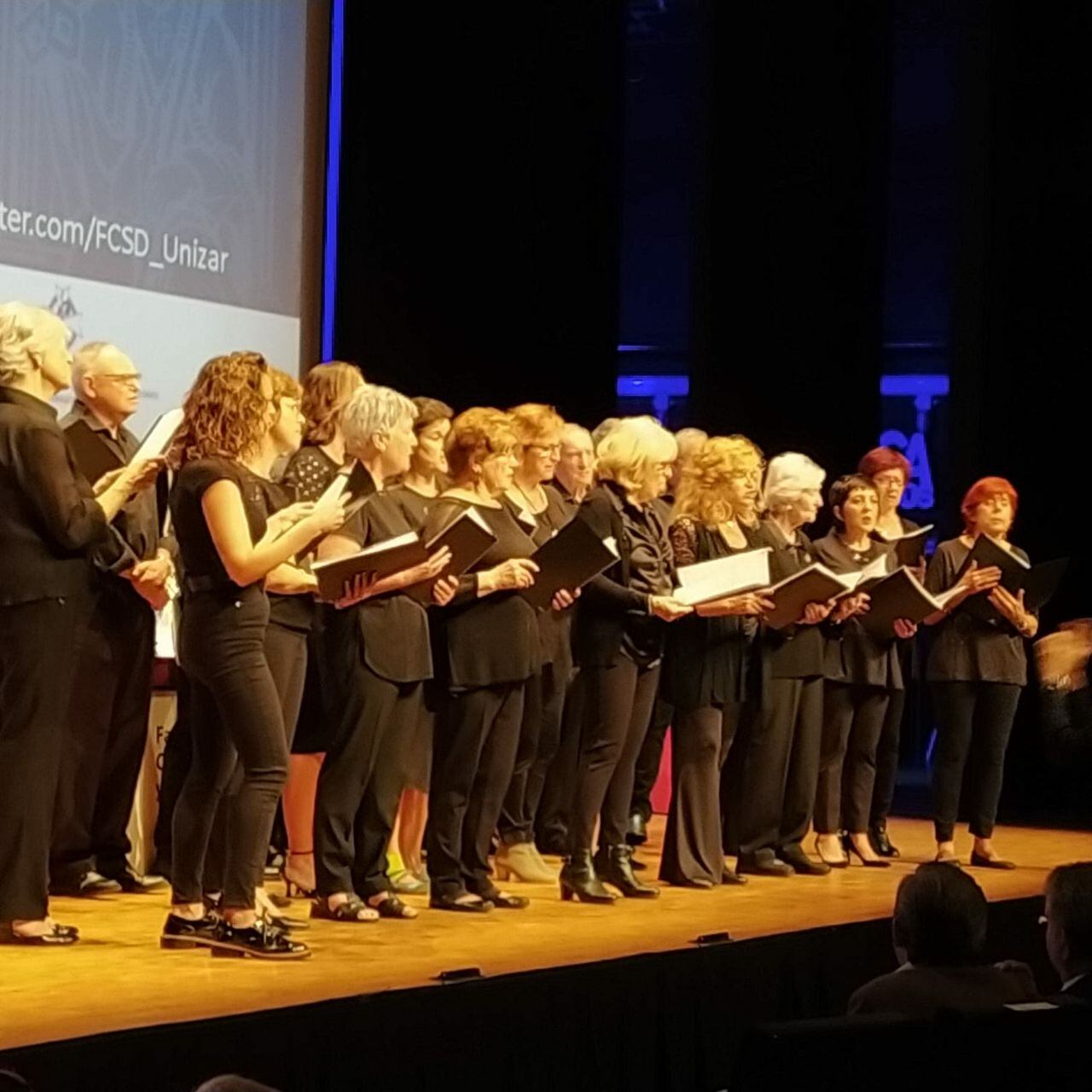 El coro del campus de Huesca celebra su concierto de fin de curso