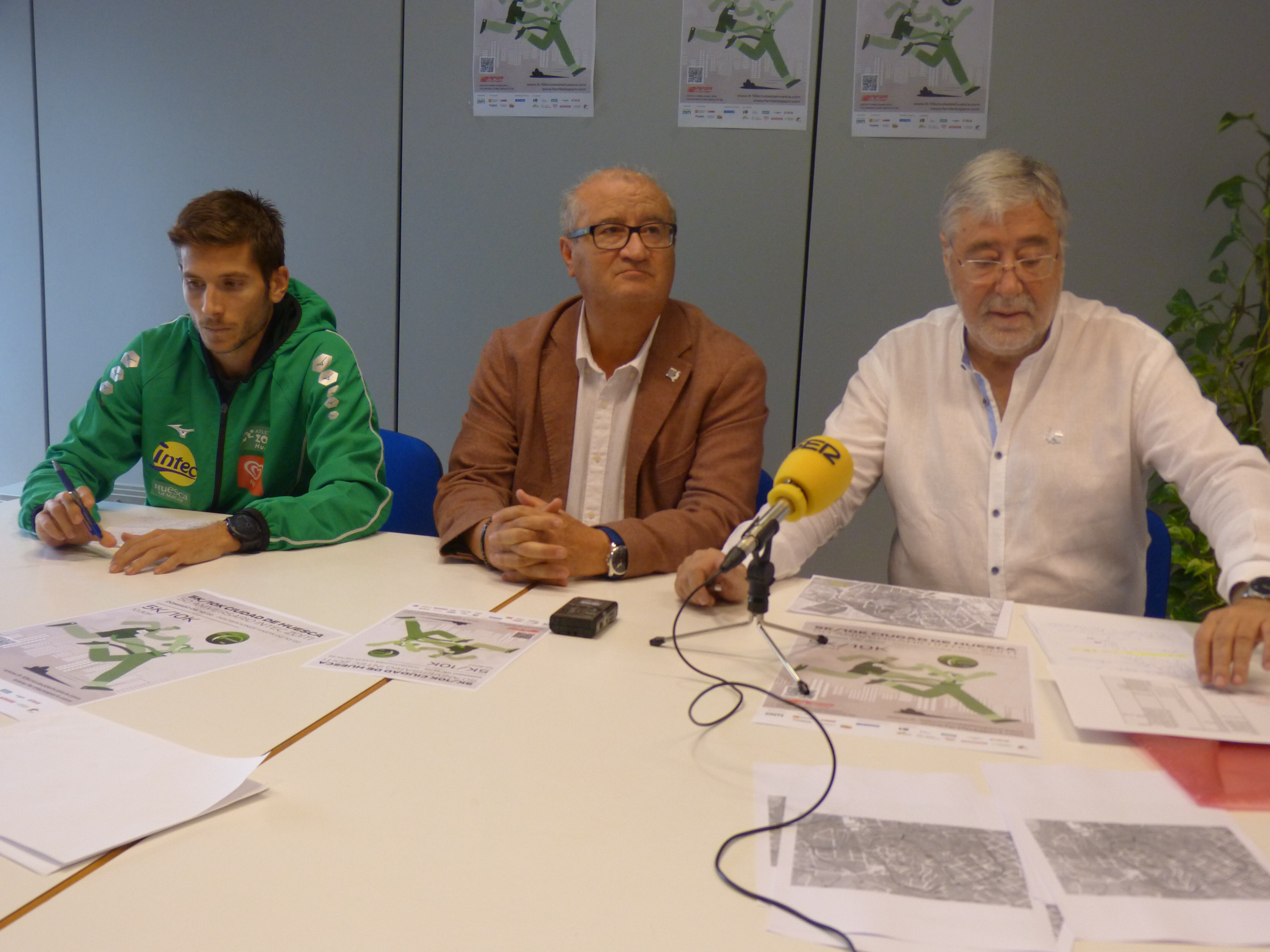 Fernando Esperanza, José María Romance y Roberto Dieste en la presentación