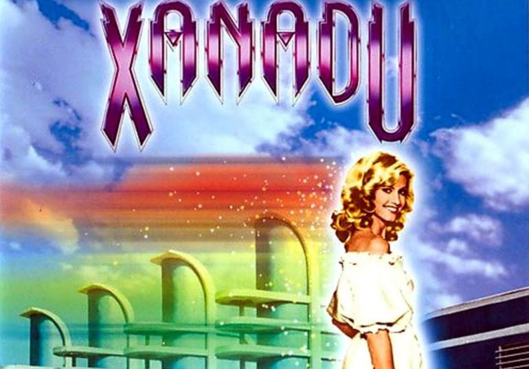 Portada del DVD de la película Xanadu