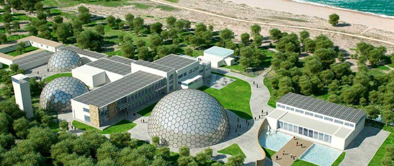 Una muntatge de com ha de quedar l'espai.