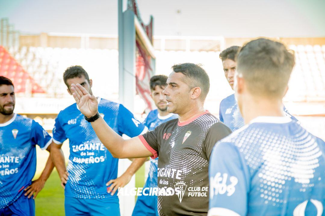 Fajardo en un entreno.