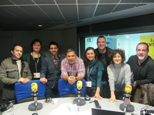 La tertulia gastronómica de Juan Pozuelo con los compañeros de Entre Cepas, Espacio 33 y las jornadas de lamprea