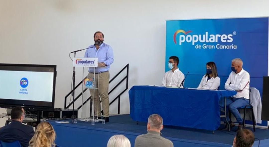 Alberto Casero en un acto del Partido Popular