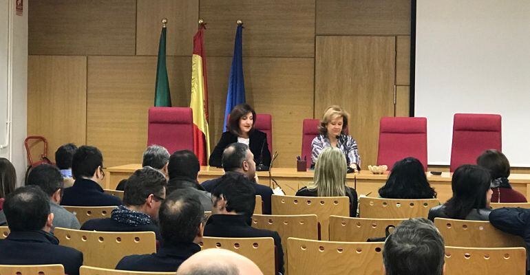 Acto de la firma de convenios.