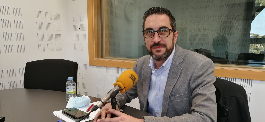 El alcalde de Pinto, Diego Ortiz, en los estudios de SER Madrid Sur