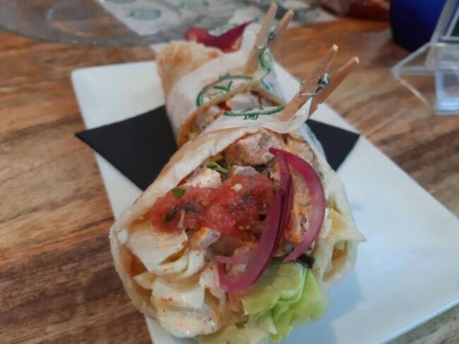 Kebab de chicharrones y payoyo