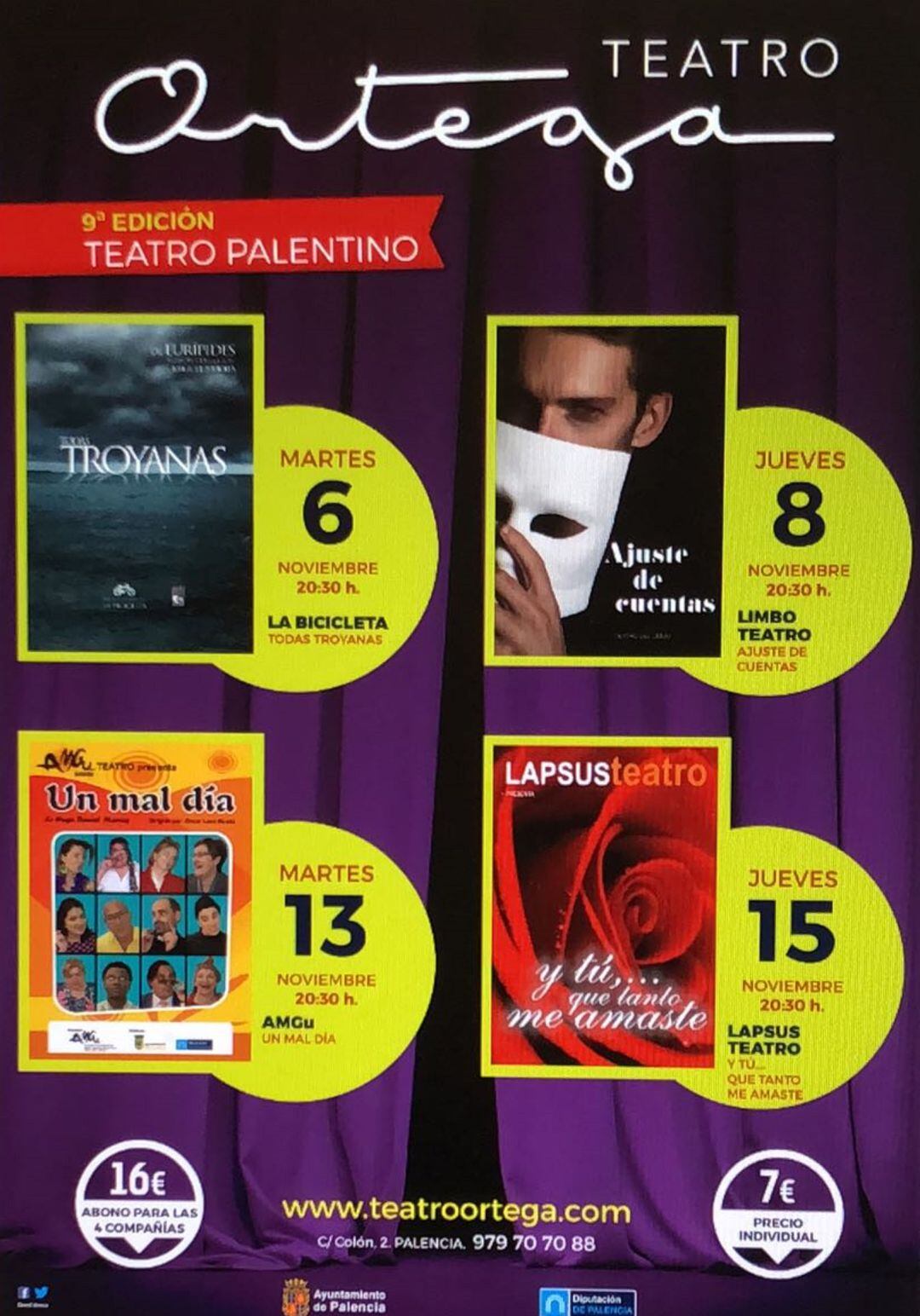 Preparada una nueva edición de la Muestra de Teatro Palentino