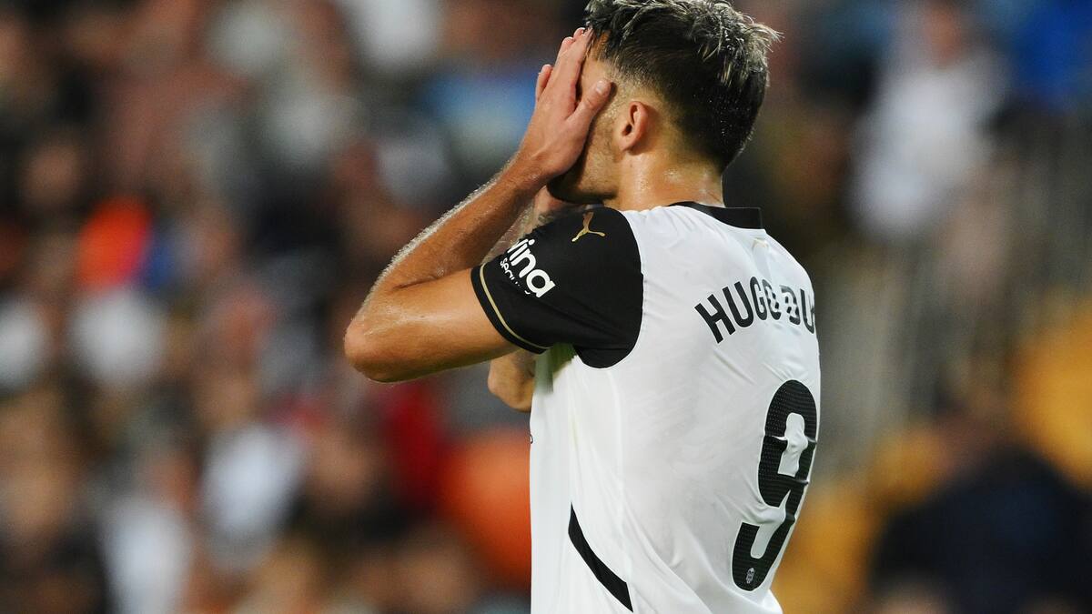 El Valencia CF pierde a Hugo Duro por lesión y no estará en Parla