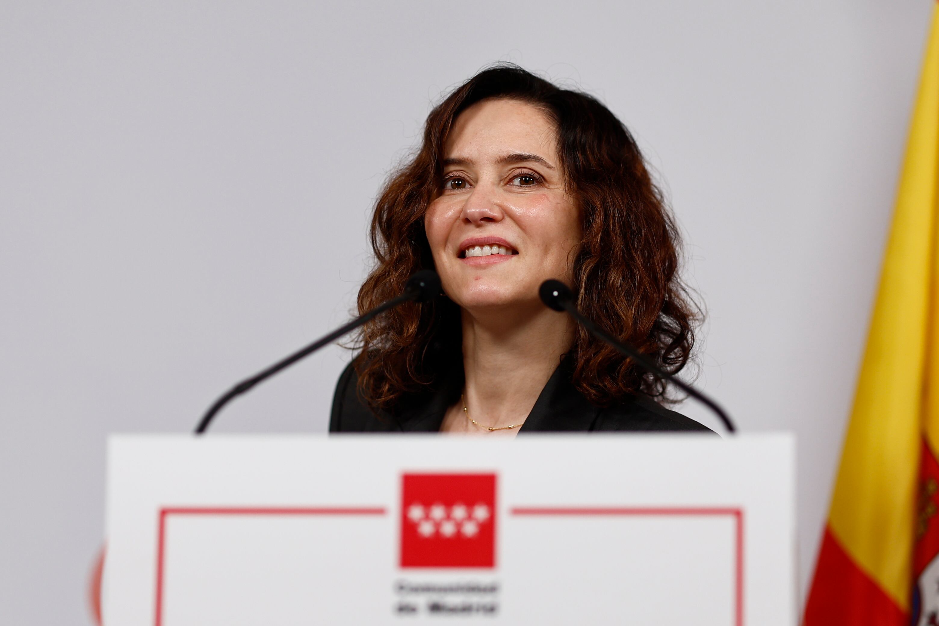 La presidenta de la Comunidad de Madrid, Isabel Díaz Ayuso