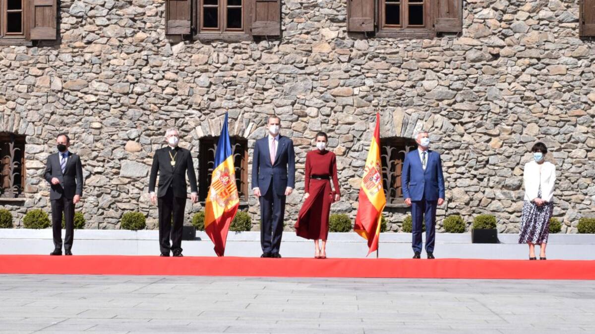 Els Reis d'Espanya inicien la visita a Andorra amb els actes més institucionals
