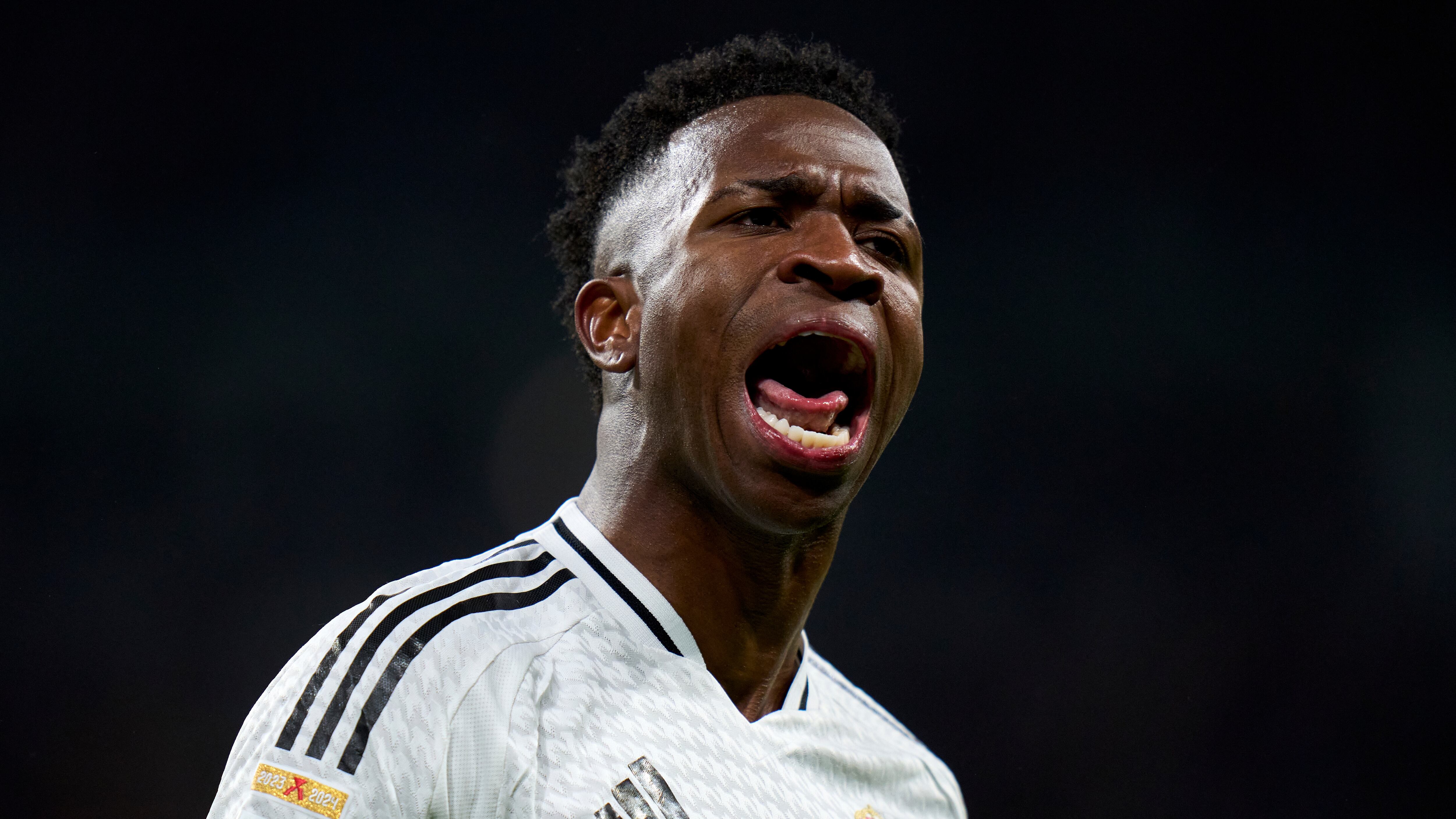 Vinicius Jr., durante el partido entre Real Madrid y Barça