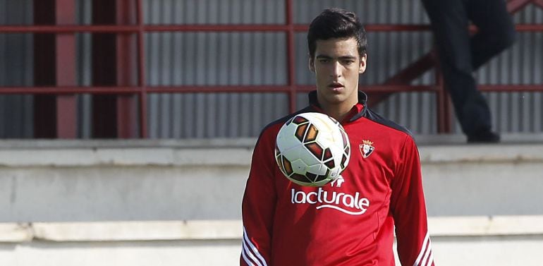 25/09/14 OSASUNA  ENTRENAMIENTO
 MIKEL MERINO