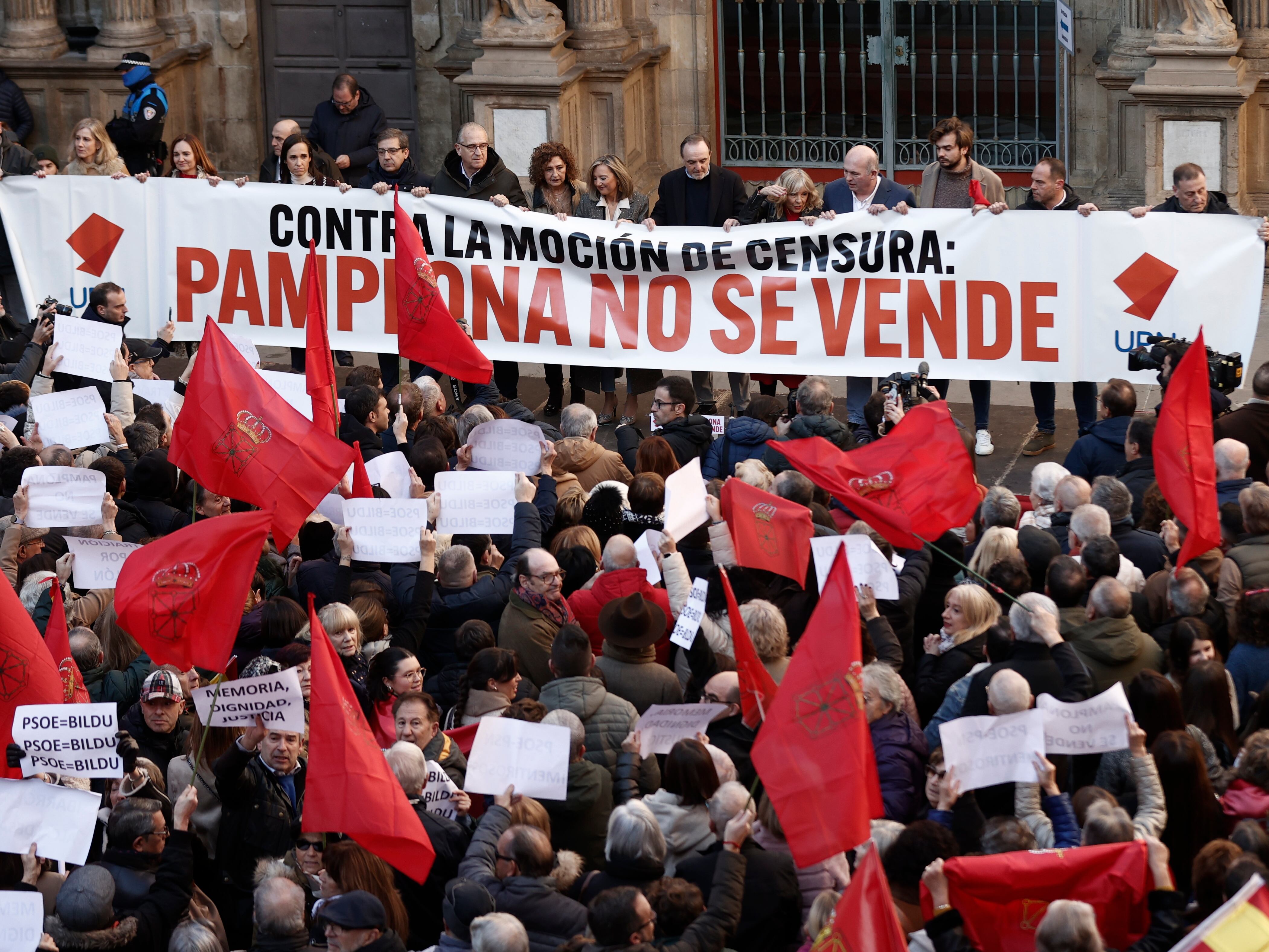 Concentración &quot;Pamplona no se vende&quot;