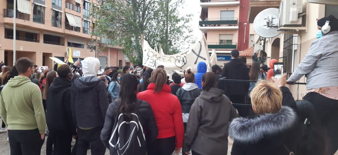 Protestas en Jumilla por la muerte de Kevin