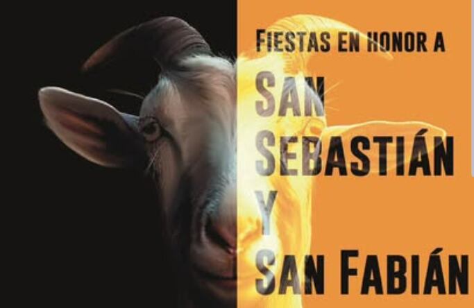 Cartel festivo de Castejón de Monegros