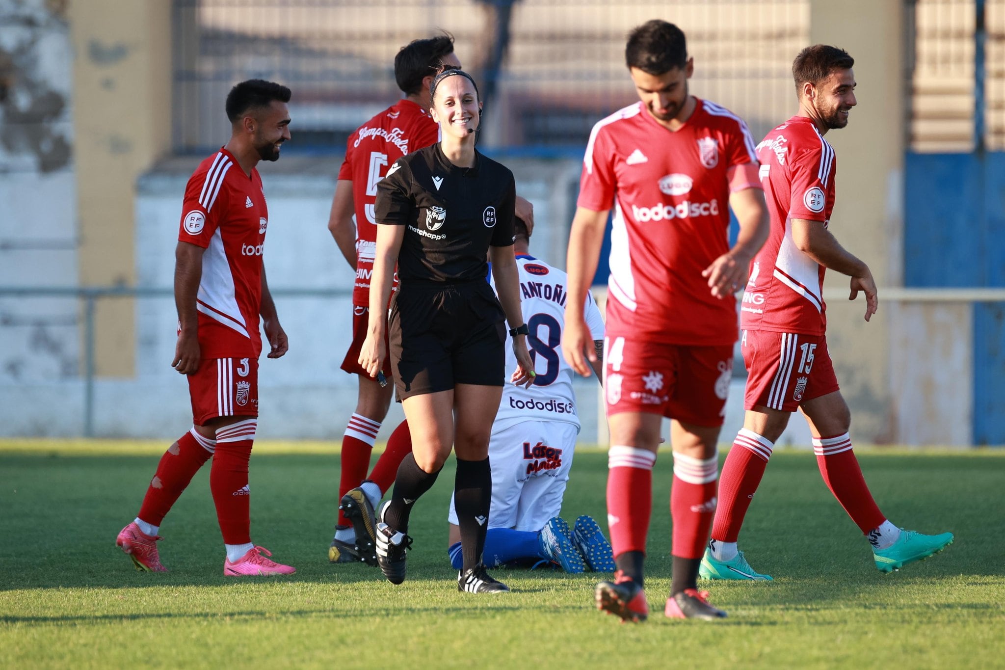 Lorena Trujillano dirigió el partido del Xerez CD vs Leyenda