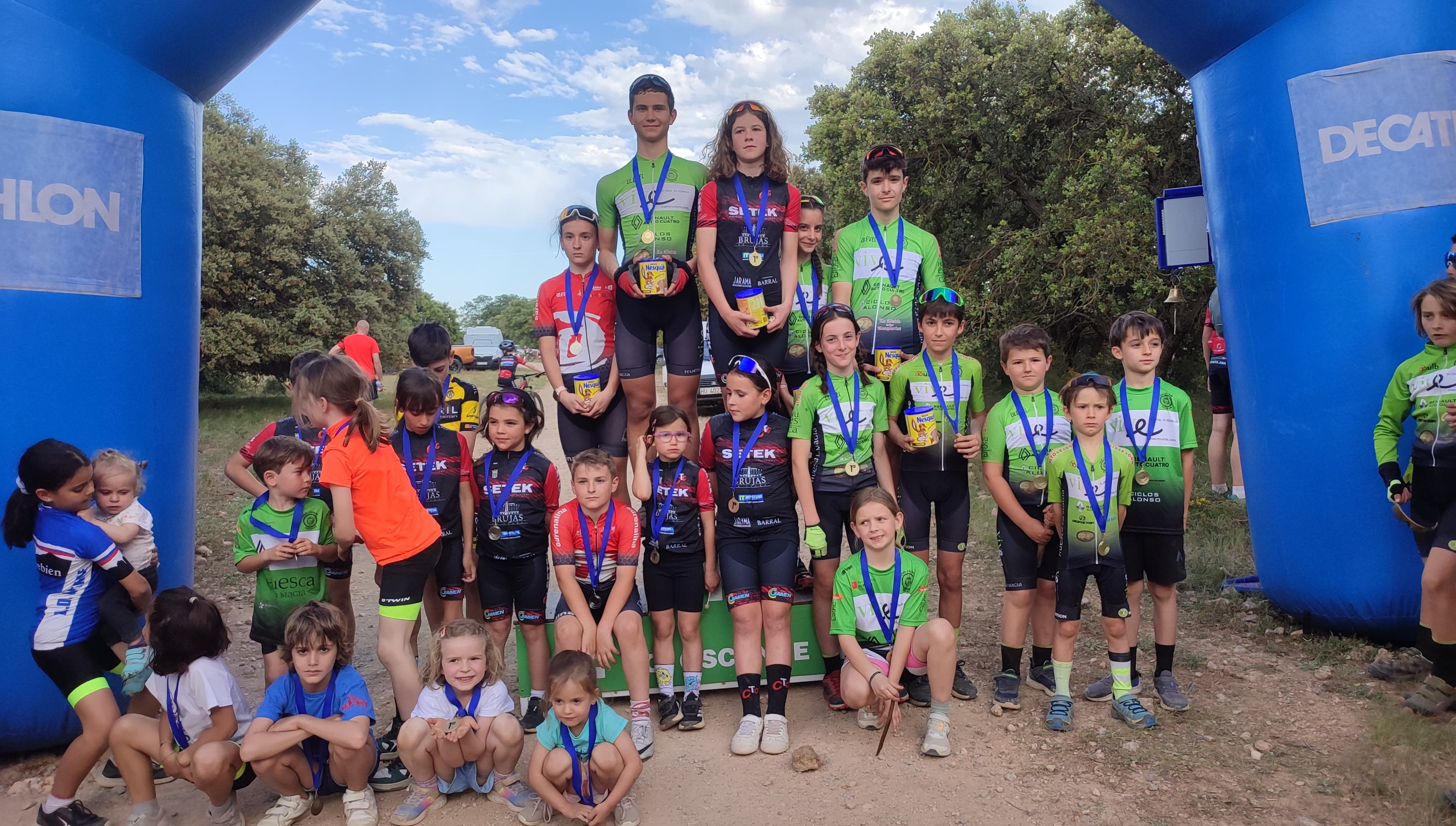 Encuentro de Escuelas Ciclistas de BTT en Alerre