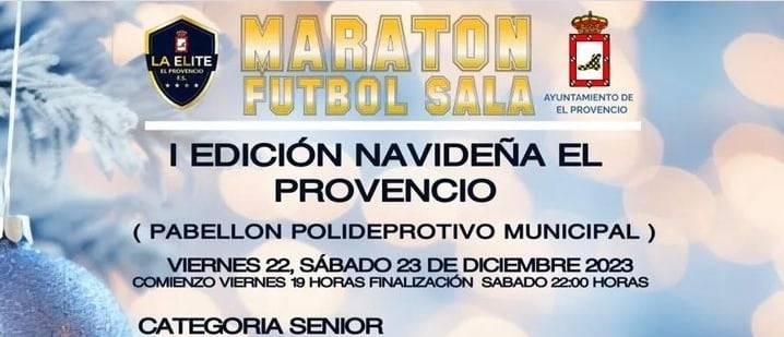 Cartel del Maratón de Fútbol Sala