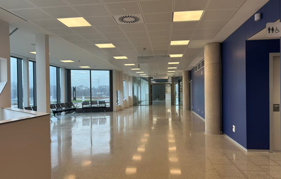 Interior del nuevo hospital de Cuenca.