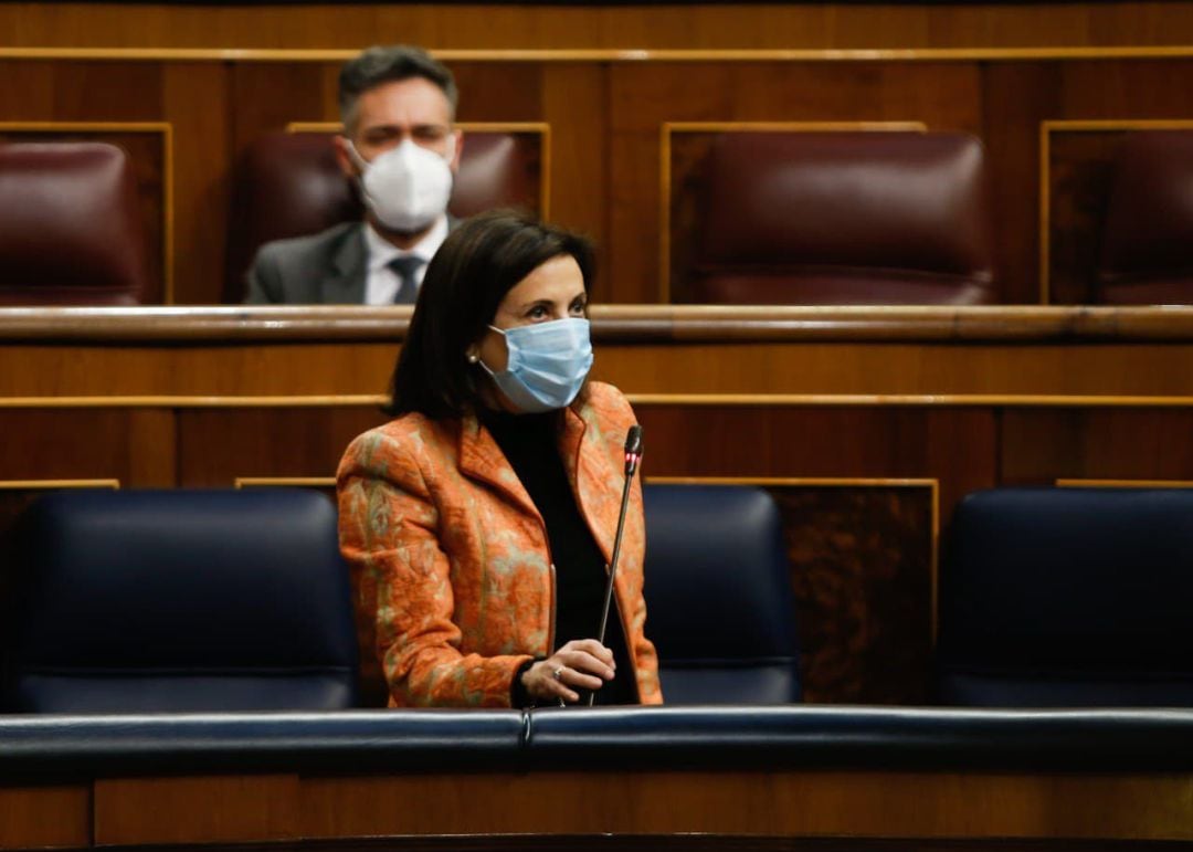 Margarita Robles en el Congreso de los Diputados