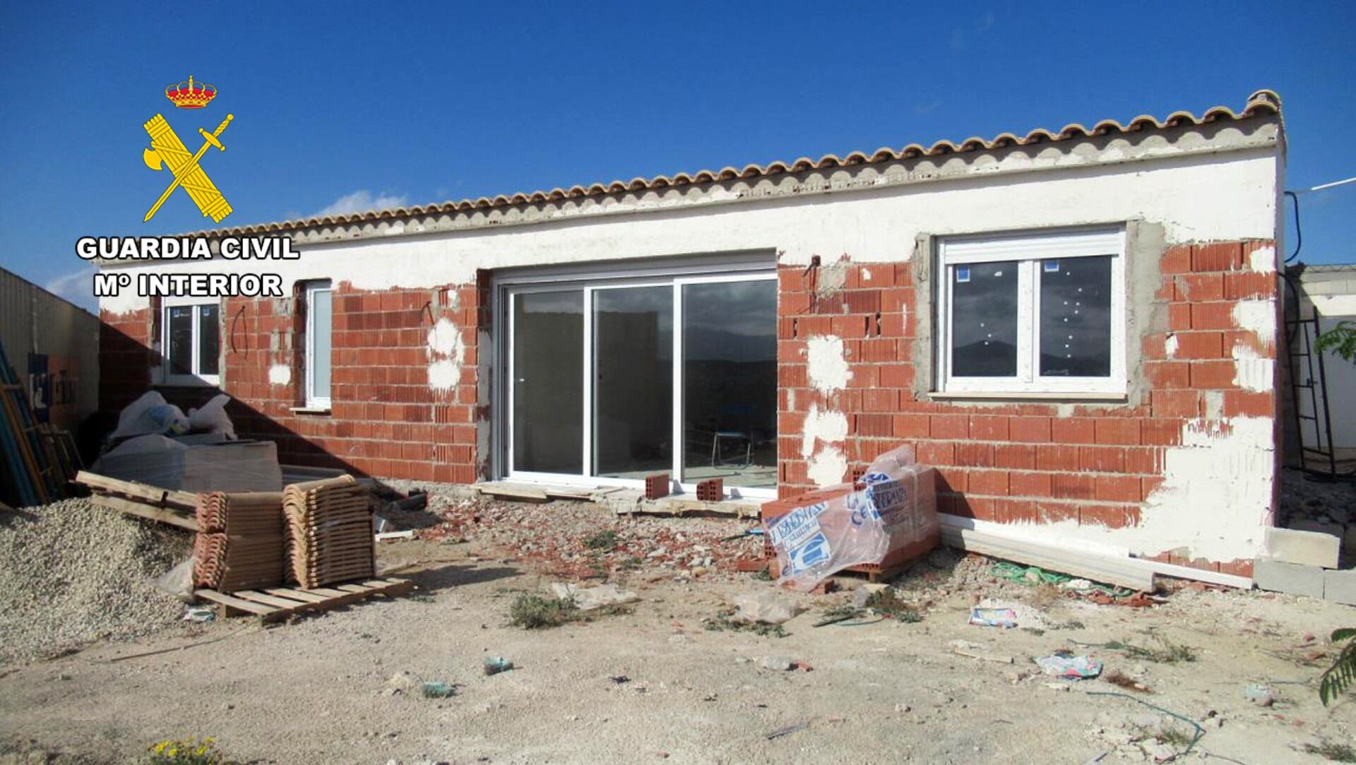 La Guardia Civil investiga a seis vecinos de Mazarrón por construir en terreno catalogado de especial protección