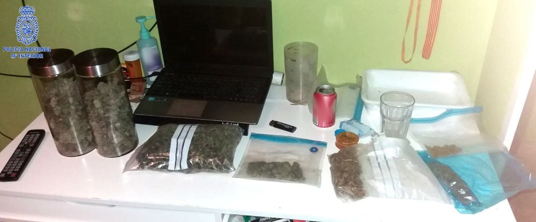 Sustancias estupefacientes encontradas