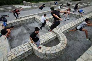 Practicantes del Parkour de nuestra ciudad