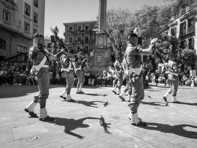 La Brigada Paracaidista (BRIPAC), con base en Javalí Nuevo, durante la procesión de Viernes Santo en Murcia. Pepe Jara.