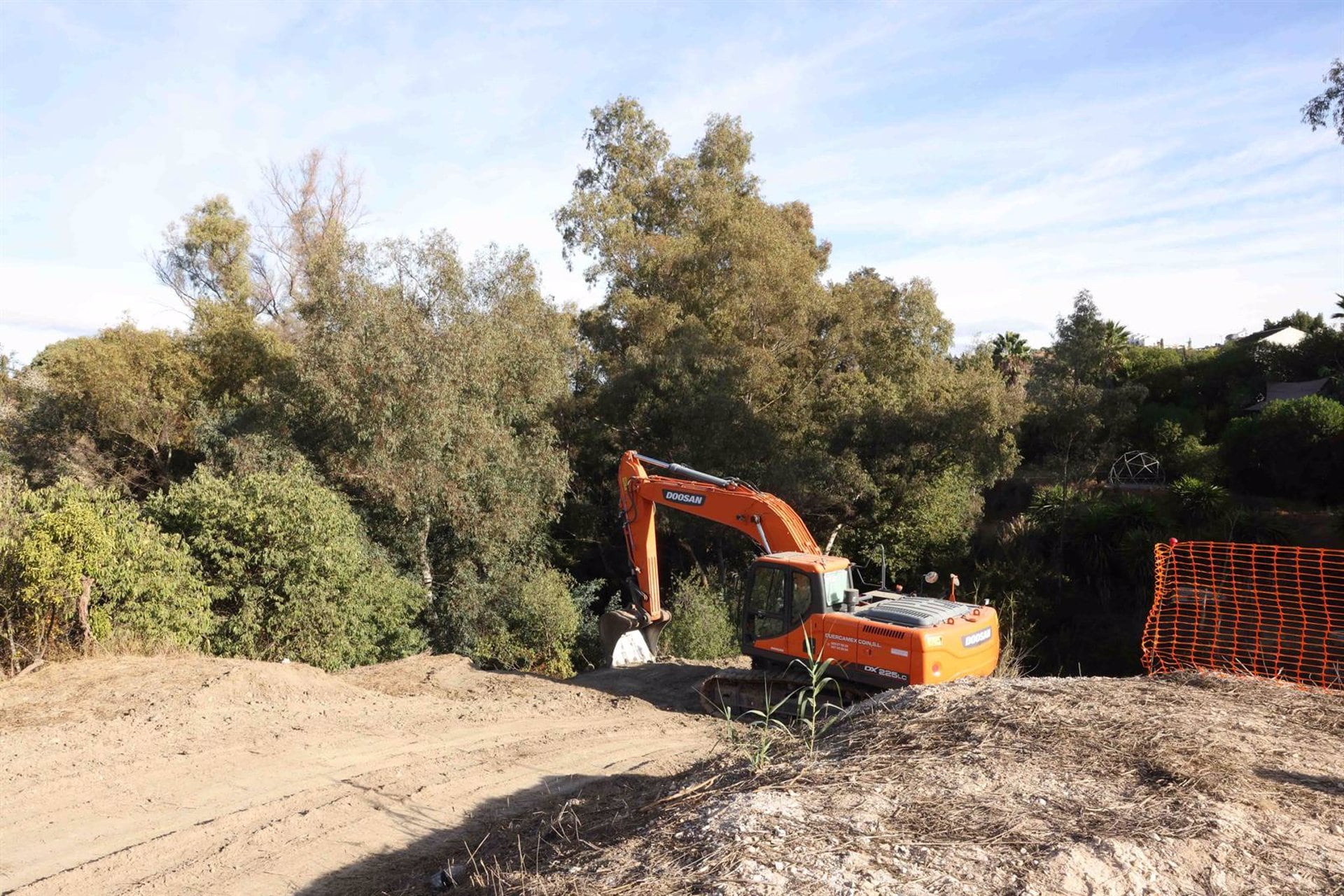 Comienza en Coín una nueva actuación del Corredor Verde del Guadalhorce