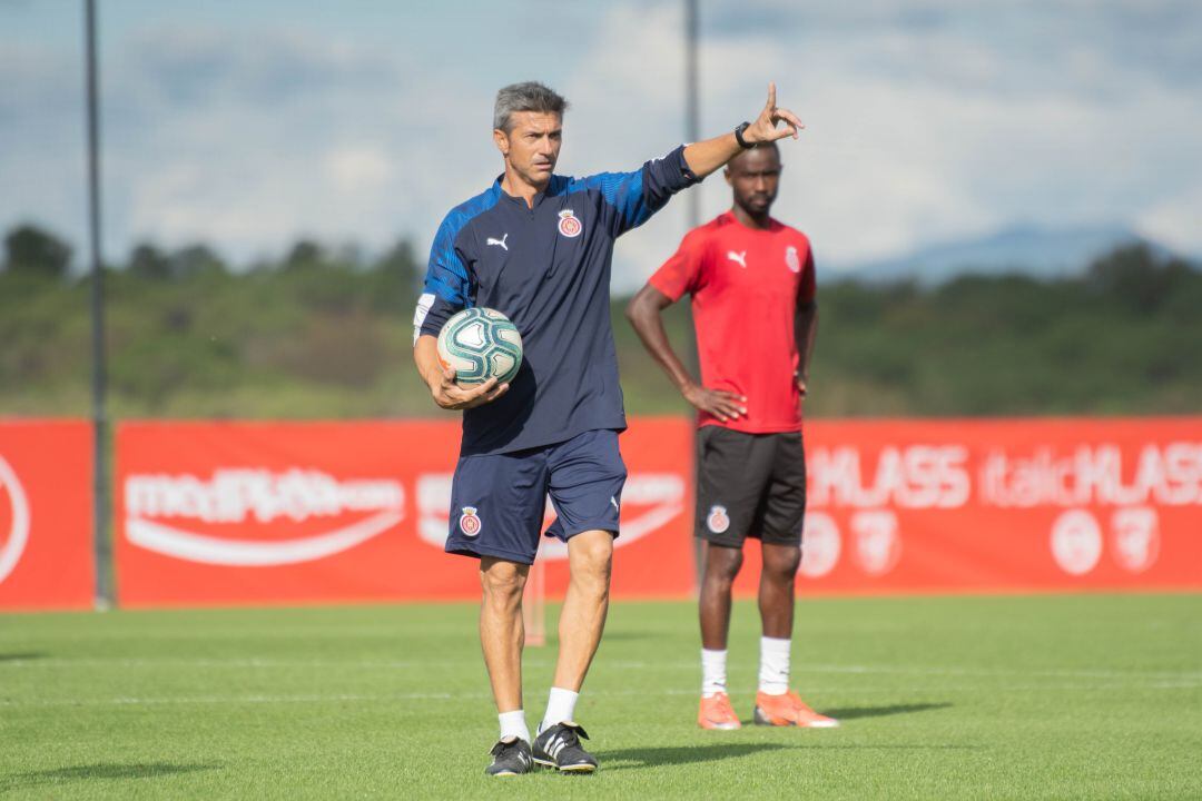 Pep Lluís Martí en un entrenament